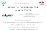 LE RECONDITIONNEMENT AUX EFFORTSancien.cofemer.fr/UserFiles/File/BoyerREERMReims2010.pdf · Coordonnateur : Pr Boyer, Pr Marque . CI absolues à lEFx • Syndrome coronarien aigu