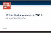 Résultats annuels 2014 - Altice Francealticefrance.com/sites/default/files/pdf/150415-nxtv...Déclin des formats display classiques au profit du mobile et de la vidéo EBITDA de -2,4