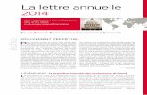 La lettre annuelle 2014 - Henri Capitant · Supérieur du notariat, à la Chambre des notaires des Hauts-de-Seine, au cabinet Gide Loyrette nouel, à taylorWessing et Altana. Suite