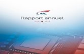 CMC Microsystèms Rapport annuel 2018-2019€¦ · RNCC ou pour le respect d’exigences uniques en matière de processus ou de conception, notamment la recherche sous contrat pour