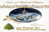 Vivez un Noël en Alsace · 2019-11-15 · Vivez un Noël en Alsace au Pays de Thann-Cernay 5 DU 22 NOVEMBRE AU 22 DÉCEMBRE le mardi de 13h à 18h - le mercredi de 10h à 12h et