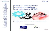 Consolidation en normes IFRS · GAAP, SME w Environnement juridique : droit des regroupements et des sociétés, notion ... Maître de conférences Université Paris-Dauphine Place