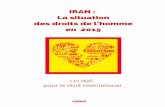 La situation des droits humains en Irancsdhi.org/images/stories/PDF/Situation-des-droits-de-l...Droits de l’Homme en Iran - 2015 3 lui le sentiment qu’il était l’« Imam »,