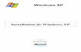 Installation de Windows XP - LeWebPédagogique · 2009-12-13 · Windows XP Professionnel offre la possibilité d’intégrer un domaine administré sous Windows Server. Si vous n’êtes