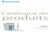 CONDITIONNEMENT DE L'AIR INTÉGRÉ · 6 Gamme d'unités de ventilation Débit d'air (m3/h) Type Nom du produit Composants de la qualité de l'air intérieur 0 200 400 600 800 1 000