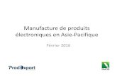 Manufacture de produits électroniques en Asie-Pacifiquewcours.gel.ulaval.ca/.../SMI_C10_Production_En_Asie_V4.pdf · 2018-09-02 · Asie-Pacifique 194.2 207.6 216.5 Total 335.7 343.4