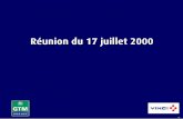 R”union du 17 juillet 2000 · 2020-07-01 · ¥ A partir dÕune analyse du march” europ”en qui impose — Taille et puissance financi‘re — R”seaux locaux et approche globale