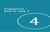Programme pour le cycle 4 - Académie de Montpellier...Programme pour le cycle 4 216 Cy Cle 4 Volet 1 : Les spécificités du cycle des approfondissements Le cycle 3 de la scolarité