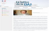 La lettre de la DAJ - N° 261 - 8 novembre 2018 · 2018-11-08 · La liste française des États et territoires non coopératifs en matière fiscale est étendue à la liste de l’Union
