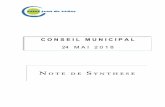 Note de synthèse - Accueil · 1- Rapport d’activité des services municipaux 2017 Madame le Maire présente le 1 er rapport d’activité des services municipaux de Saint Jean