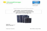 Etude comparative de panneaux solaires photovoltaïqueshomeenergy.free.fr/Photo Voltaique-Clement.pdf · Nous aurons l’occasion de dresser un comparatif des différentes technologies