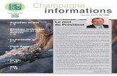 Champagne informations - CSGV · 2019-02-23 · le mot d'ordre en faveur de l’embellissement du paysage culturel de la Champagne visant à valoriser les villages et routes touristiques