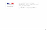 RECUEIL DES ACTES ADMINISTRATIFS SPÉCIAL …...Préfecture Haute-Garonne R76-2016-02-04-010 03-ARS - Arrêté MIGAC DAF CH FIGEAC (04.02.2016) ARS – Arrêté fixant le montant des