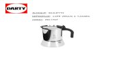 MARQUE: BIALETTI REFERENCE: CAFE VENUS 6 ......MARQUE: BIALETTI REFERENCE: CAFE VENUS 6 TASSES CODIC: 2811707 0 E 0 o 2 z o 0 z N o E e 8 z o 0 O 0 o X 0 z E o 0 N 0 0 o e LOÞLOLO