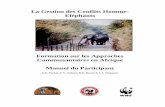 La Gestion des Conflits Homme- Eléphants African Elephant Specialist Group 2007... · 5 L’Objectif Principal de ce Manuel Premièrement, ce manuel de formation est destiné à