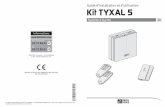 Guide d’installation et d’utilisation Kit TYXAL 5 · Guide d’installation et d’utilisation Système d'alarme DELTA DORE - Bonnemain - 35270 COMBOURG E-mail : deltadore@deltadore.com