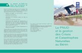 4 effets des inondations de 2009 et 2010 au Bénin©plia… · Pour la Protection Civile (CNPC), le Plan d’Organisation des Secours (ORSEC) datant des années 80 et d’autres textes