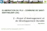 2 – Projet d’Aménagement et de Développement Durable · 2014-08-08 · Développer l’activité économique et disposer des équipements nécessaires à la population Afin