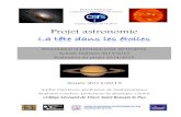 Classe à PAC 2014/2015 Projet astronomie La tête dans les ...culture-scientifique-technique.enseigne.ac-lyon.fr/spip/IMG/pdf/... · étoiles entre elles nous obtenions des figures