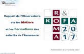 L’Observatoire de l’Evolution des Métiers de l’Assurance©sentation ROMA ROFA 2017.pdf · •L’emploi CDI dans l’assurance •Promotion dans le statut cadre et parité