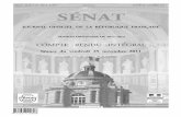 Debats du Senat N° 106 du 26 Novembre 2011 · 2011-12-05 · SÉNAT JOURNAL OFFICIEL DE LA RÉPUBLIQUE FRANÇAISE SESSION ORDINAIRE DE 2011-2012 COMPTE RENDU INTÉGRAL Séance du