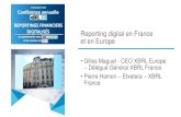 Reporting digital en France et en Europe - XBRLweb.xbrlfrance.org/wp-content/uploads/2019/08/4-2019_12...2019/08/04  · Reporting digital en France et en Europe •Gilles Maguet -
