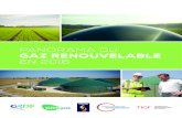 PANORAMA DU GAZ RENOUVELABLE EN 2016 de 10% de gaz renouvelable dans les consommations أ  lâ€™horizon