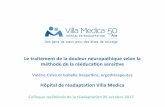 Hôpital de réadaptaon Villa Medicavillamedica.ca/wp-content/uploads/2017/10/C-3-2-pr... · 2017-10-26 · Hôpital de réadaptaon Villa Medica INTRODUCTION • La rééducaon sensive