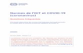 Normes de l OIT et COVID-19 (coronavirus) · La présente note est une compilation des réponses aux questions les plus fréquemment posées à propos des normes internationales du