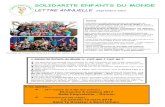 SOLIDARITE ENFANTS DU MONDE · 2017-09-29 · SOLIDARITE ENFANTS DU MONDE LETTRE ANNUELLE Septembre 2017 EDITO Cette lettre annuelle permet à toutes les personnes qui soutiennent