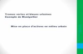 Trames vertes et bleues urbaines Exemple de Montpellier · 2014-12-17 · Exemple de Montpellier ... Ce réseau est constitué d’une boucle périphérique de 42 km, appelée la