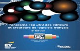 Panorama Top 250 des éditeurs et créateurs de logiciels français€¦ · des offres SaaS et mobiles démocratise l’accès aux solutions logicielles dans les différentes fonctions