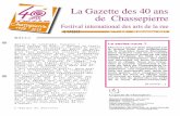 La Gazette des 40 ans de Chassepierre · Stanislas est tour à tour magicien, poète, homme de théâtre, artificier, juriste et fondateur du Théâtre Attrape et de sa création