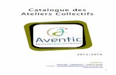 Catalogue des Ateliers Collectifs · AC4. réation d’un bulletin des actualités culturelles et autres sur le secteur de Verclause : choix des sujets, rédaction et mise en forme.