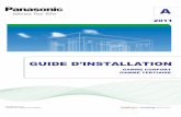 13-05-11 Guide A Installation RAC-FS 2011.pdf [ 1 ], page 1-177 @ … · 2013-03-18 · GAMME CONFORT GAMME TERTIAIRE 2011 P A GUIDE D’INSTALLATION Panasonic France SA.S. Division