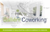 UN ENVIRONNEMENT DE TRAVAIL D EXCEPTION AU …...Un espace de coworking sur une superficie de plus de 700 m² avec un potentiel de 2000m² situés au 34 rue Galliéni en plein centre