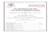 Thèse N°: 011/20 LES URGENCES EN ORL : CD-ROM …scolarite.fmp-usmba.ac.ma/cdim/mediatheque/e_theses/11... · 2020-01-03 · Les urgences en ORL : CD-ROM d’apprentissage N° de
