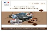 UPE Contrat site-VF · Université Paris-Est Contrat 2015-2019 CONTRAT DE SITE PLURIANNUEL UNIVERSITE PARIS-EST 2015-2019 ... ENPC, IGN, Inrets et LCPC) et services aujourd’hui