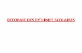 REFORME DES RYTHMES SCOLAIRES - Lembras · Les grandes lignes de la réforme 24 heures d ’enseignement (inchangé) réparties sur 9 demi-journées (au lieu de 8 actuellement) .