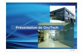 Présentation de OxyTech€¦ · Présentation de OxyTech Nos Produits - Software Litecalc –conception lumière, calcul, rendu graphique/lancer de rayons (raytracing) et interface