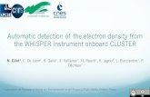 Automatic detection of the electron density from the WHISPER … · WHISPER (Waves of High frequency and Sounder for Probing of Electron density by Relaxation) Measurement of key