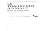 Le Transport Recrute – Guide d’utilisation ADMINISTRATEURS ... · Le Transport Recrute – Guide d’utilisation ADMINISTRATEURS 5 -Image principale : image représentée sur