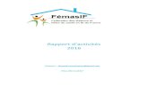 Rappot d’ativités 2016 - femasif.fr · Axe 2 : soutenir les équipes de professionnels de santé en exercice ou intéressés pour intégrer / monter un projet de Maison / Pôle