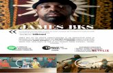 JAMES BKS...Écouter les compositions de James BKS, c’est découvrir une exploration aussi bien musicale qu’identitaire. Entre l’Europe, l’Afrique et les États-Unis, la musique