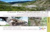 Faune Paca Publication n°15...Faune Paca Publication n°15 Atlas de la biodiversité du fleuve Var (Alpes-Maritimes / Alpes-de-Haute-Provence) : prospections de la Marte des pins