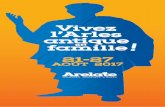 Vivez lArles antique fami EN lle - festival Arelatefestival-arelate.com/application/files/3315/0090/... · LES TEMPS FORTS DU FESTIVAL ARELATE HORS LES MURS Venez apprécier le second