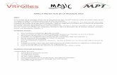 APPEL A PROJET FETE DE LA MUSIQUE 2019 - AA13€¦ · Pour la fête de la musique 2019, qui se tiendra le 21 juin, la MPT dans le cadre du projet Majic lance un appel à projet en