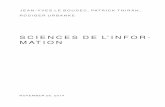 Sciences de l'Informationcours-scienceinfo.epfl.ch/si.pdf · On dit que tous les symboles de la source sont équiprobables, ou encore que la densité de probabilité est uniforme