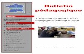 Bulletin dagogique - InsideVision mai.pdf · Mai 2016 – n 240 ISSN 0248 -403 X Dossier Chroniques - Brèves Bulletin dagogique 2 Les bulletins pédagogiques ... pemet à l’enfant