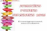 Journées Portes Ouvertes 2015cache.media.education.gouv.fr/file/actualites-a-la... · Portes Ouvertes 2015 Enseignement secondaire 2014-2015 l Champagne-Ardenne onisep.fr 2 ... 3